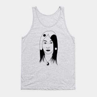 Yin Yang girl Tank Top